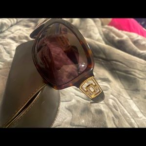 Original Bvlgari Sunglasses for women beautiful side crystals